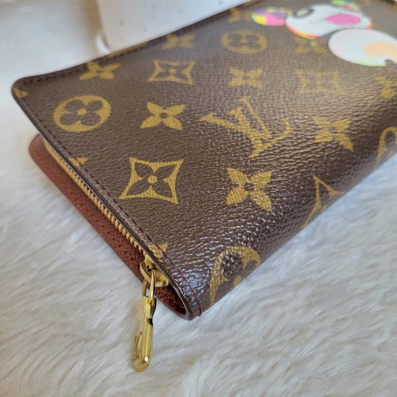 💕LIMITED Edition LOUIS VUITTON Panda Porte-monnaie Zip Wallet Monogram - Picture 7 of 16
